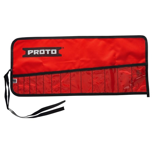 Proto Red Short Wrench Tool Roll 14 Piec