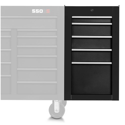 Proto 550HS Side Cabinet - 5 Drawer, Dua