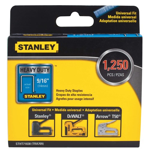 Staples, Hd, 9/16 In, 1250 Pc, Paper