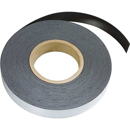 Industrial Magnetics, 10688-MRA030X0100X050, 4 lbs. Holding Capacity  Flexible Magnetic Strips - Adhesive Back