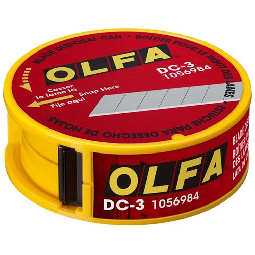 OLFA DC-3 Pocket-Size Blade Disposal Can