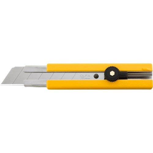 OLFA 25mm H-1 Rubber Inset Utility Knife