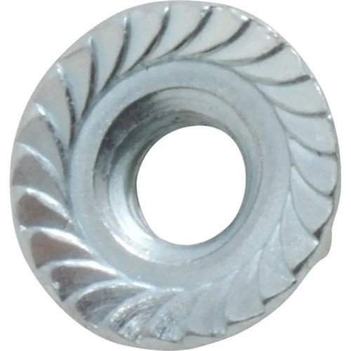 #10-24 HEX FLANGE NUTS SERRATED 18-8 STA