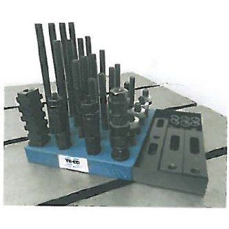 Tapped End Clamp CNC Fixturing Kit 9/16