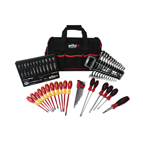 The Wiha 75-Piece Mechanics tool kit.