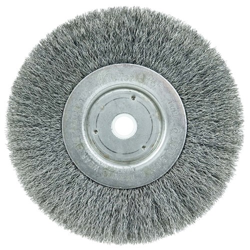 Narrow Face Crimped Wire Wheel, 6 in