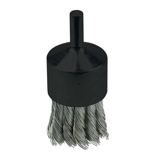 1-1/8" Knot Wire End Brush, .014" Stainl