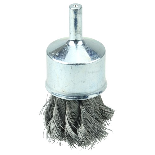 1-1/8" Knot Wire End Brush, .006" Steel
