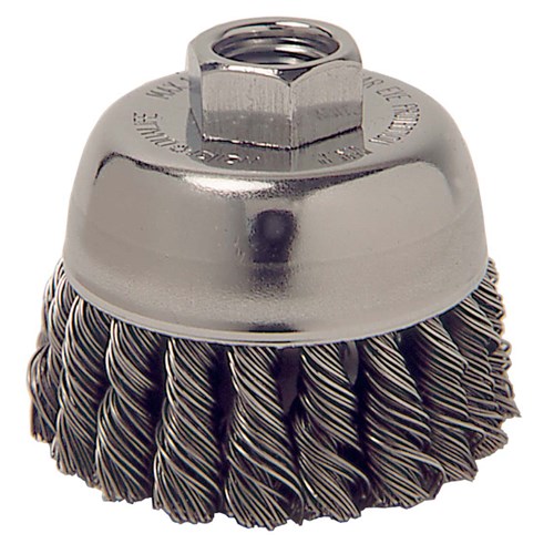2-3/4" Single Row Knot Wire Cup Brush, .