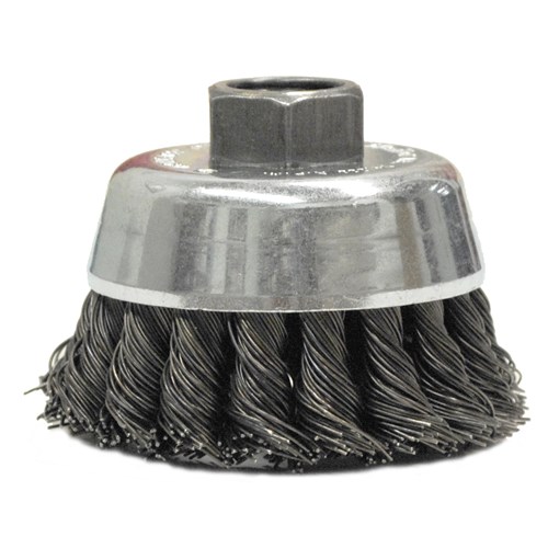 2-3/4" Single Row Knot Wire Cup Brush, .