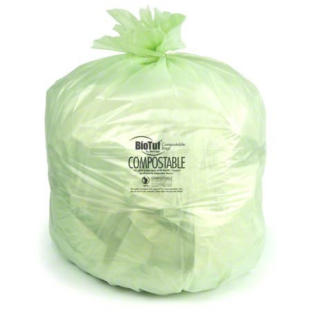 Biotuf Compostable Can Liners, 13 gal,