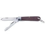 2 Blade Pocket Knife, Steel, 2-1/2-Inch