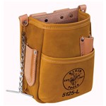 Pocket Tool Pouch with Tape Thong, Leath