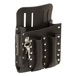 Leather Tool Pouch with Knife Snap, 5-Po