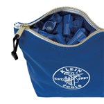 Canvas Zipper Bag, Consumables, Blue