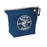 Canvas Zipper Bag, Consumables, Blue
