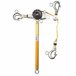 Web-Strap Ratchet Hoist with Hot Rings