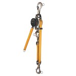 Web-Strap Ratchet Hoist with Hot Rings