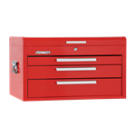 26" 3 DRW MECH CHEST - INDUSTRIAL RED