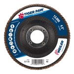 4-1/2" Tiger Paw Abrasive Flap Disc, Ang
