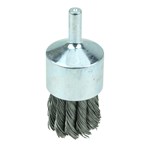 1-1/8" Knot Wire End Brush, .014" Steel