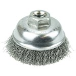 3-1/2" Crimped Wire Cup Brush, .014" Ste