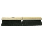 24" Medium Sweep Floor Brush, Black Tamp